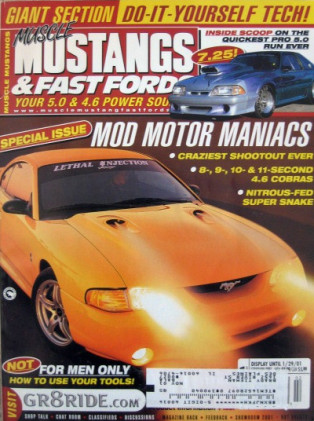 MUSCLE MUSTANGS & FAST FORDS 2001 FEB - WATKINS GLEN